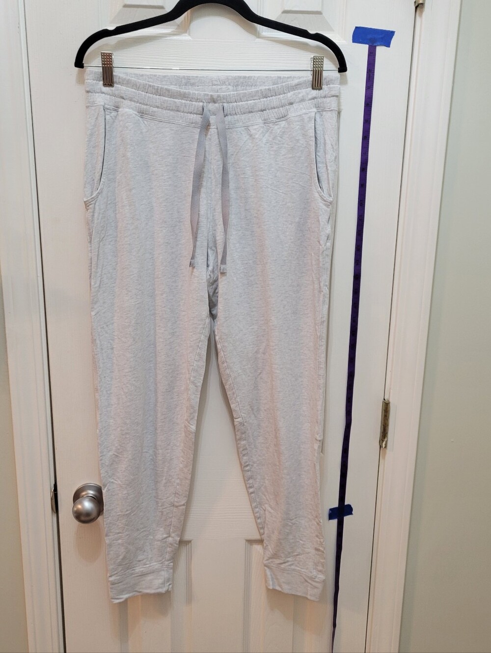 Tasc Light Gray Women's Jogger Pants - Comfort Drawstring Track Pants